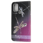 Case Samsung Galaxy A21s Dragonflies with Strap