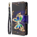 Samsung Galaxy S20 Ultra Case with Butterfly Zipper Pocket