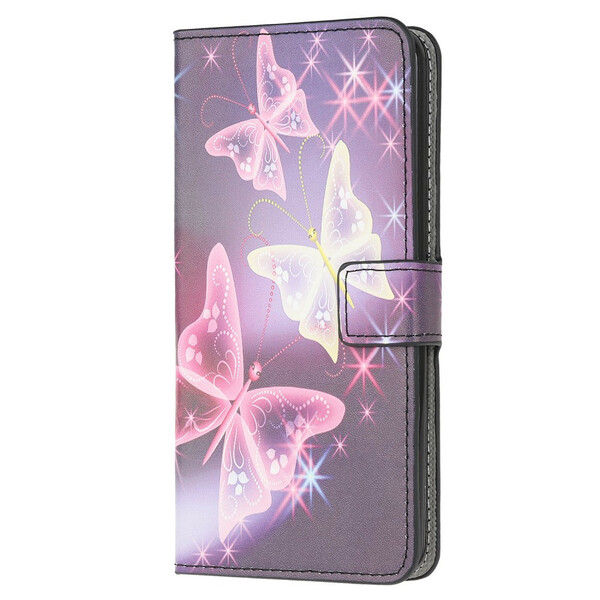 Samsung Galaxy A21s Neon Butterfly Case