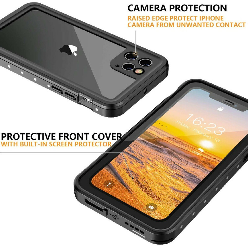 Iphone 11 Pro - Waterproof & shockproof smartphone case - WATERPROOF  Collection