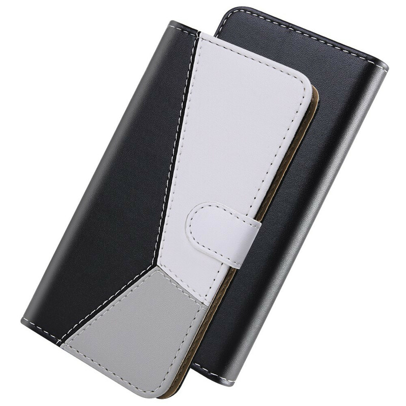 Case Samsung Galaxy A21s Leather Effect Tricolor