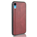 Case iPhone XR Style Cuir Coutures