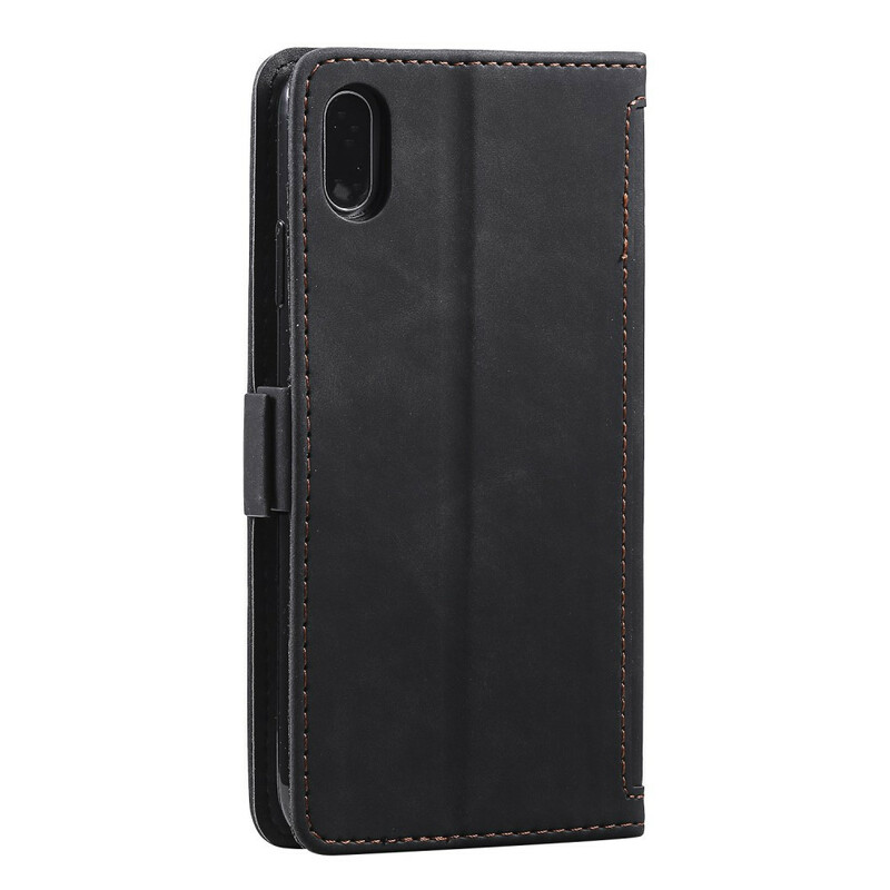 Case iPhone XR Leatherette Two-tone Reinforced Contours