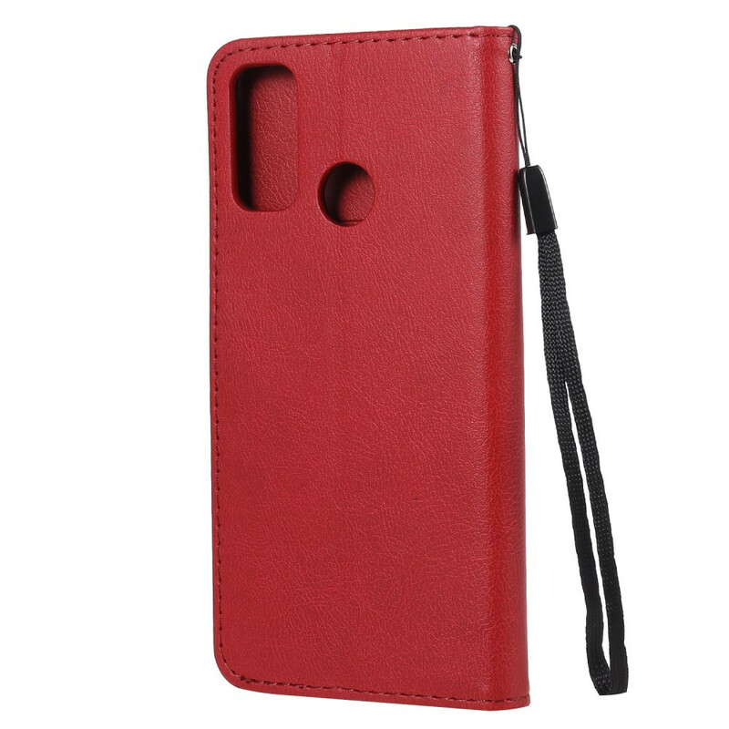 Case Huawei P Smart 2020 Leather effect with strap Case Huawei P Smart 2020 Leather effect with strap