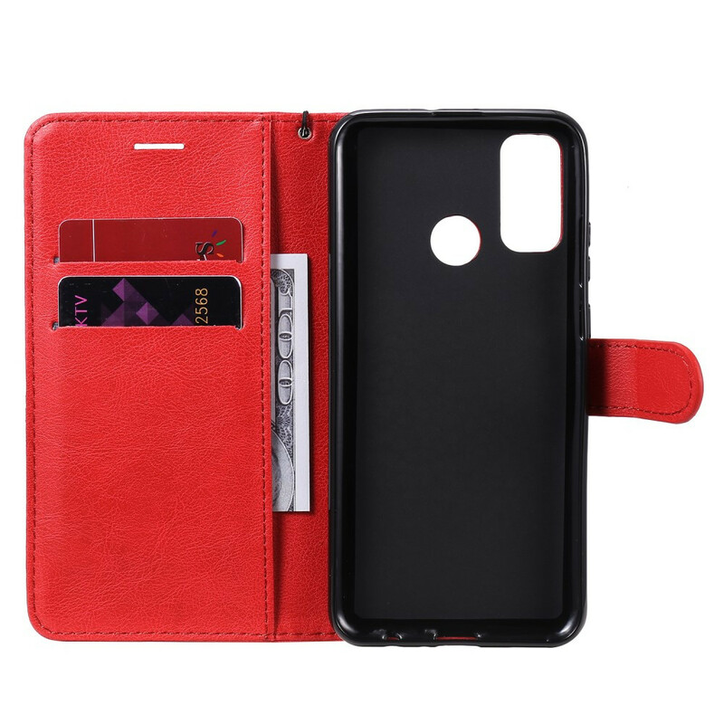 Case Huawei P Smart 2020 Leather effect with strap Case Huawei P Smart 2020 Leather effect with strap