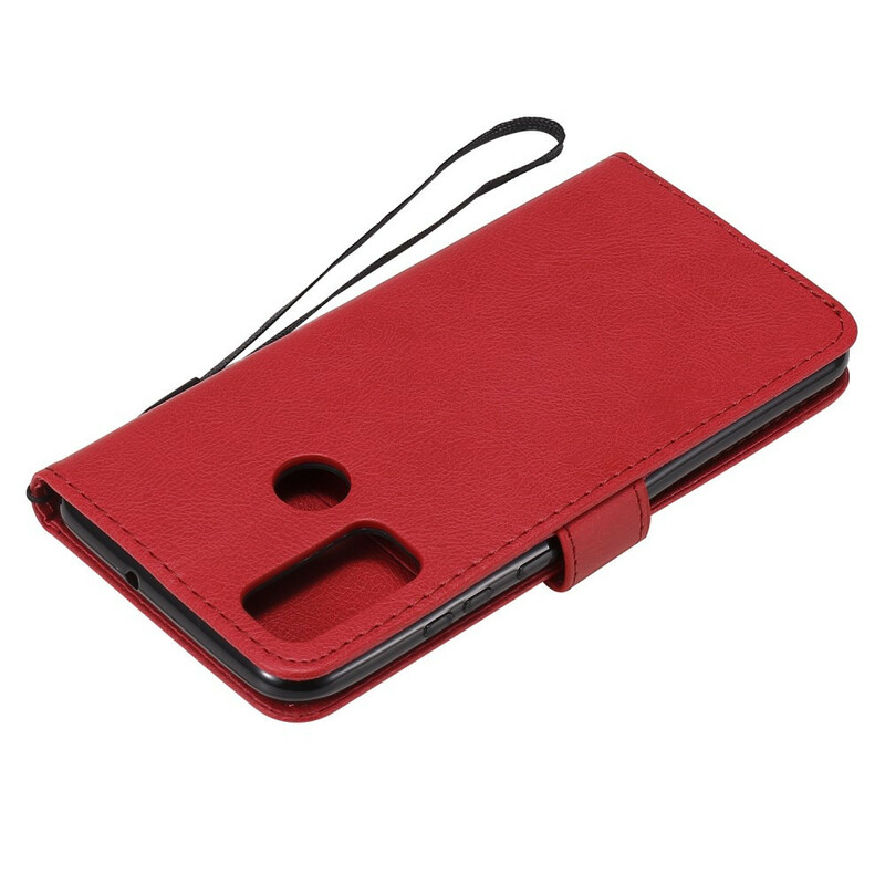 Case Huawei P Smart 2020 Leather effect with strap Case Huawei P Smart 2020 Leather effect with strap