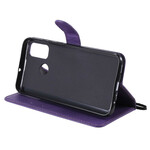 Case Huawei P Smart 2020 Leather effect with strap