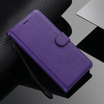 Case Huawei P Smart 2020 Leather effect with strap