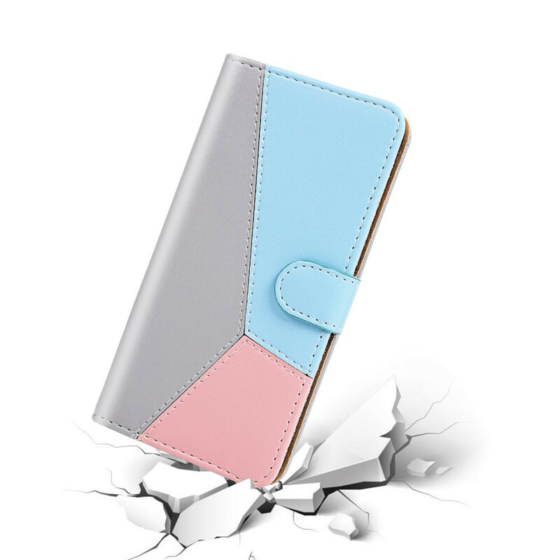 Case Samsung Galaxy A51 Leather Effect Tricolor