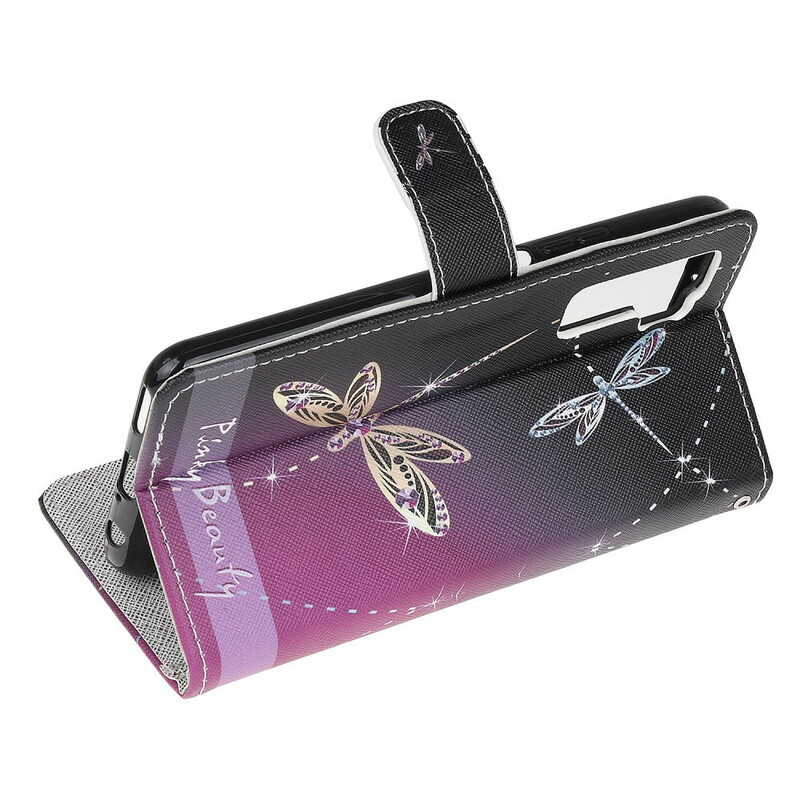 Case Huawei P40 Lite 5G Dragonfly with Strap