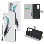 Huawei P40 Lite 5G Feather Strap Case