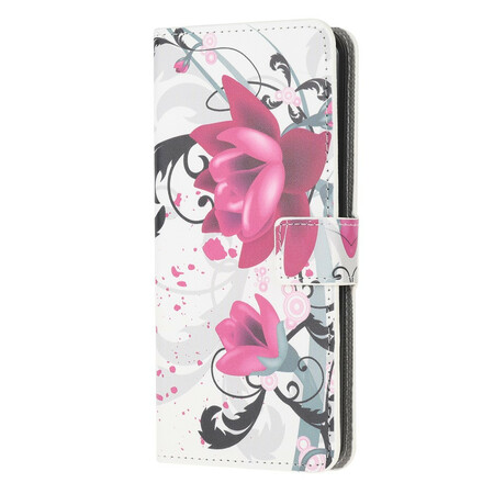 Cover Huawei P40 Lite 5G Tropical Flowers