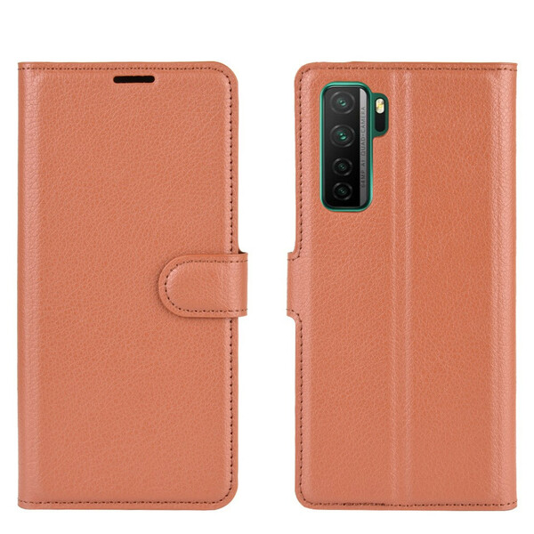 Case Huawei P40 Lite 5G Faux The
ather Lychee
 Classic