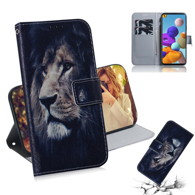 Cover Samsung Galaxy A21s Dreaming Lion