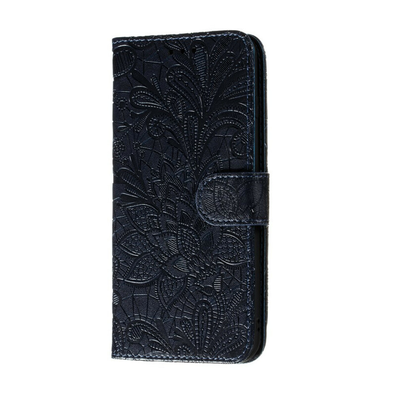 Case Samsung Galaxy A21s Tribal Flowers with Strap