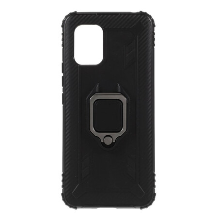 Xiaomi Mi 10 Lite Ring and Style Carbon Fiber Case