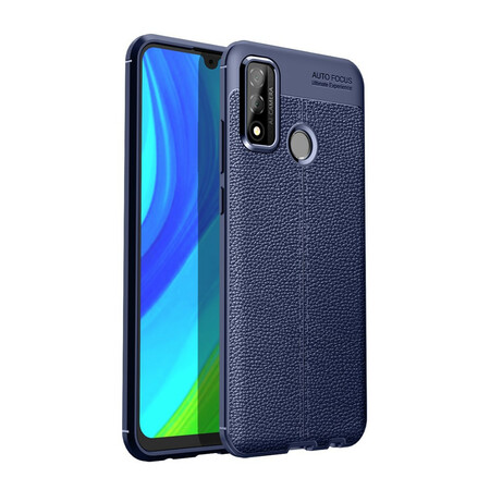 Cover Huawei P Smart 2020 Leather Effect Lychee Double line