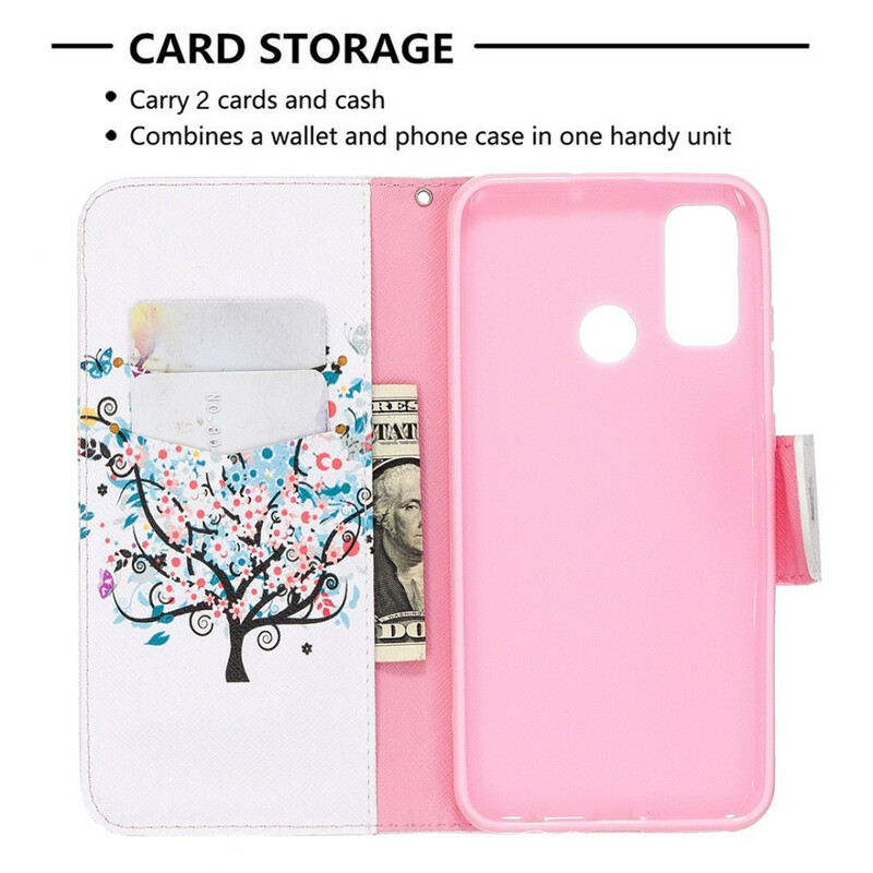 Cover Huawei P Smart 2020 Flowered Tree