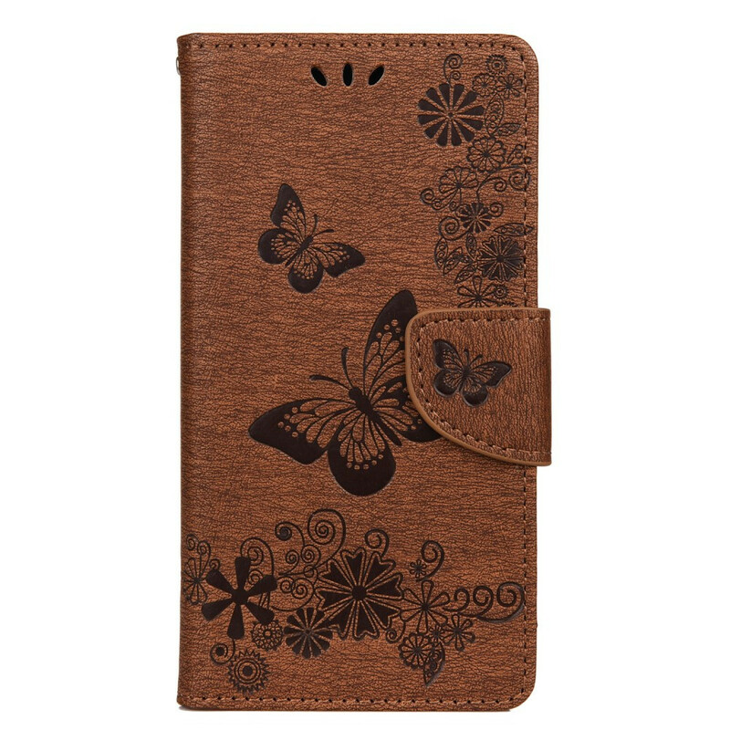 Case Huawei P smart 2020 Splendid Butterflies with Strap