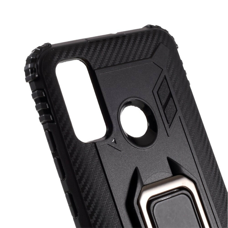 Huawei P Smart 2020 Ring and Carbon Fiber Case