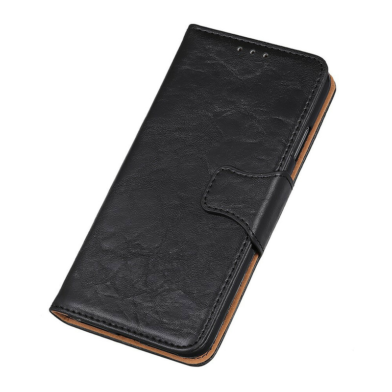 Xiaomi Redmi 9 Split Leather Case Reversible Clasp
