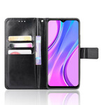 Cover Xiaomi Redmi 9 Simili Cuir Flashy