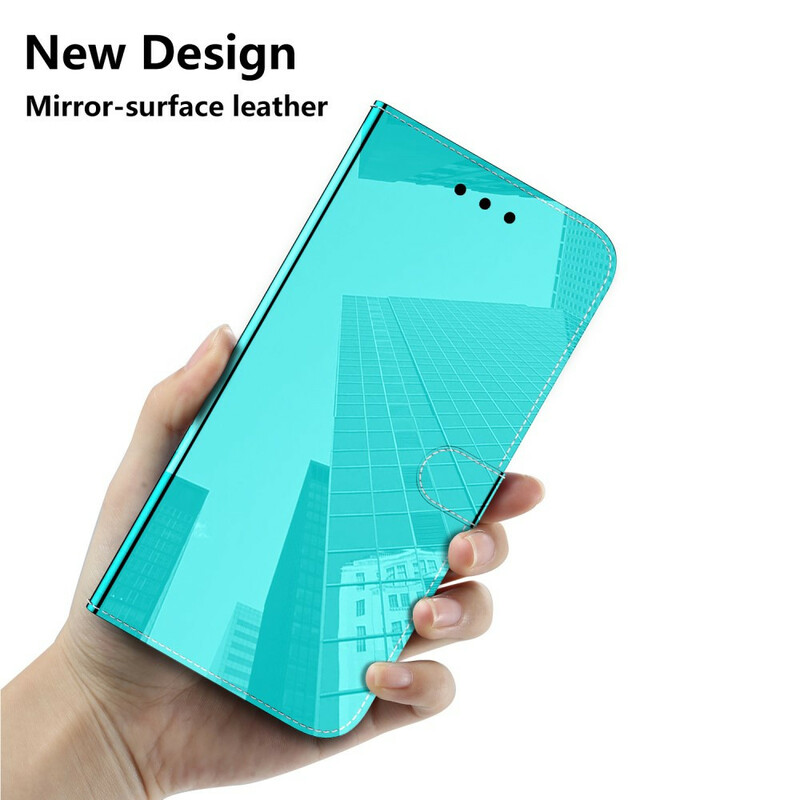 Xiaomi Redmi 9 Faux Leather Case Mirror Cover