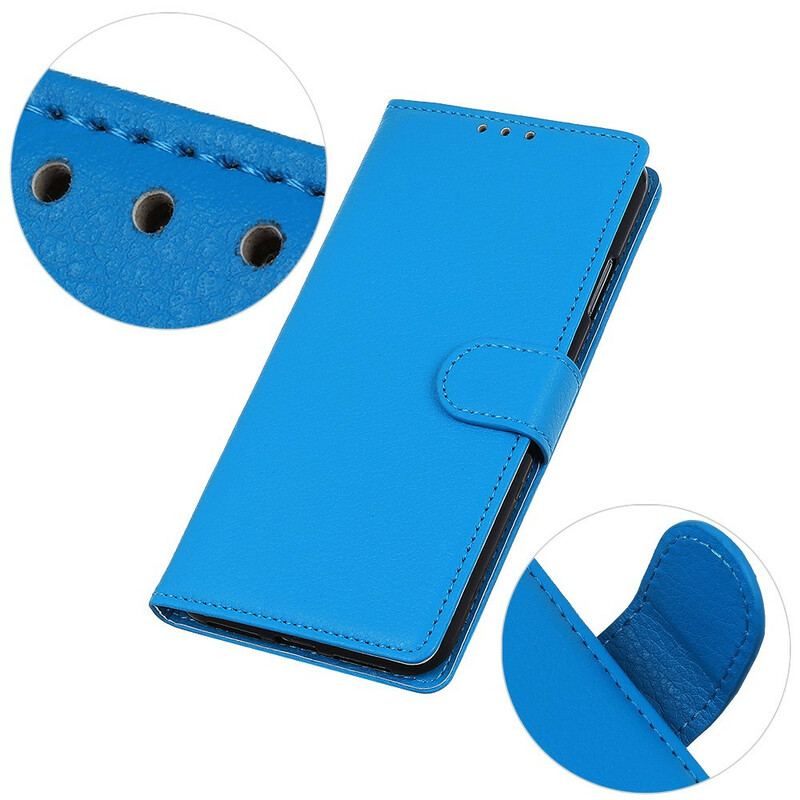 Cover Xiaomi Redmi 9 Effet Cuir Lychee Premium