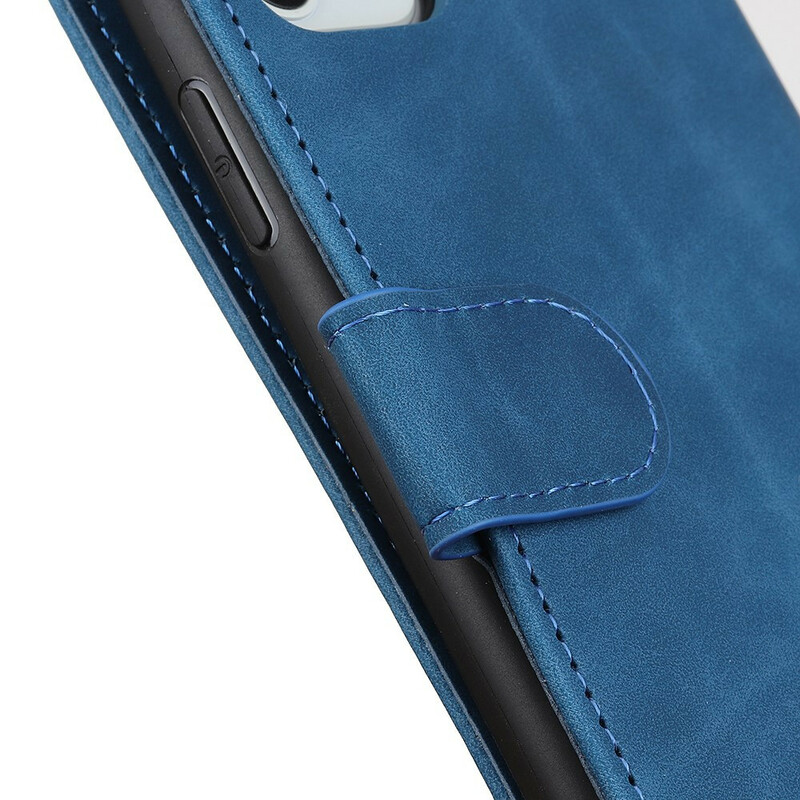 Cover Xiaomi Redmi 9 Mate Effet Cuir Vintage KHAZNEH