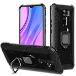 Xiaomi Redmi 9 Ring Style Carbon Fiber Case