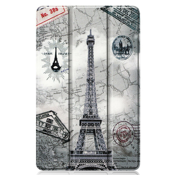 Smart Case Samsung Galaxy Tab S6 Lite Tour Eiffel Rétro