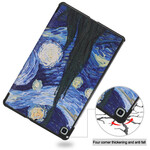 Smart Case Samsung Galaxy Tab S6 Lite The Starry Night