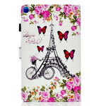 Cover Samsung Galaxy Tab S6 Lite Tour Eiffel Vélo