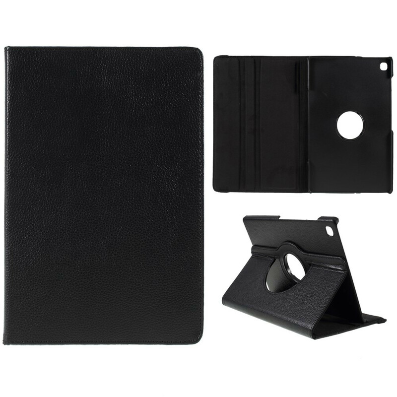 Case Samsung Galaxy Tab S6 Lite 360° Rotating Leatherette Lychee