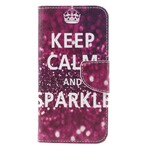 Cover Samsung Galaxy S7 Edge Keep Calm and Sparkle