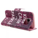 Cover Samsung Galaxy S7 Edge Keep Calm and Sparkle