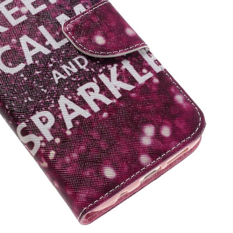 Cover Samsung Galaxy S7 Edge Keep Calm and Sparkle