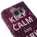 Cover Samsung Galaxy S7 Edge Keep Calm and Sparkle