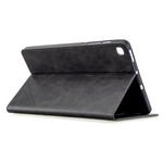 Samsung Galaxy Tab S6 Lite Case Geometric Leather Effect