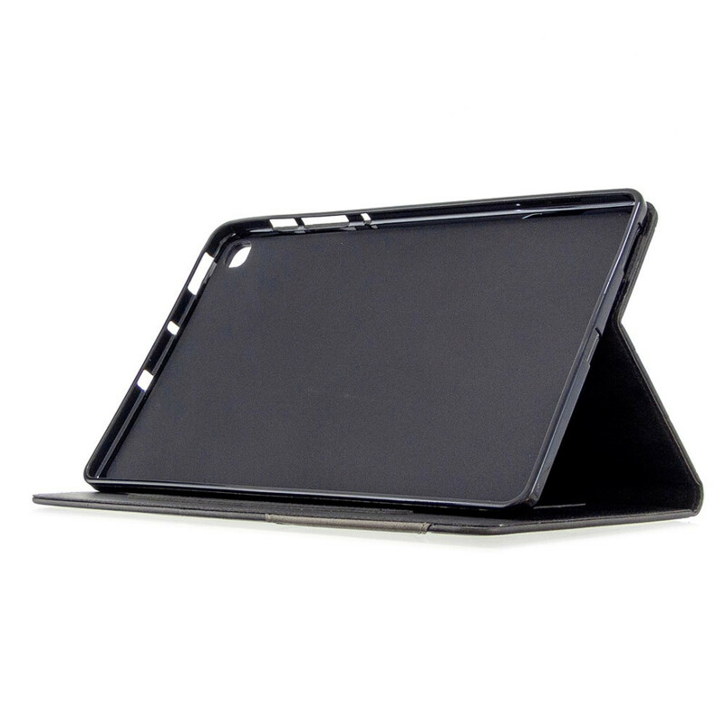 Samsung Galaxy Tab S6 Lite Case Geometric Leather Effect