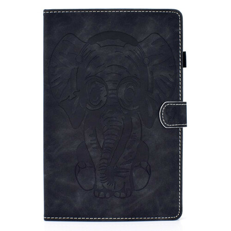 Case Samsung Galaxy Tab S6 Leather Effect Elephant Print