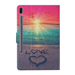 Cover Samsung Galaxy Tab S6 Sunset Love