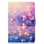 Samsung Galaxy Tab S5e Case Light and Snowflakes
