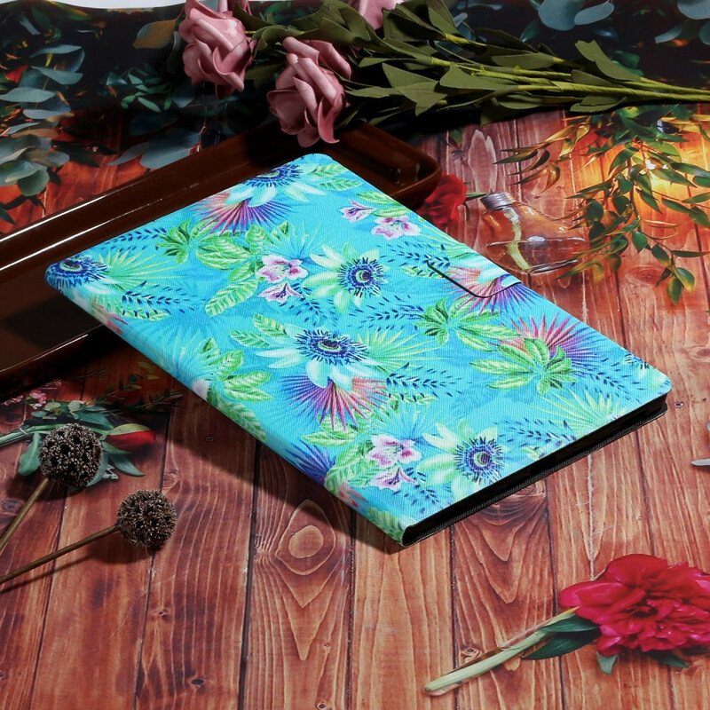 Samsung Galaxy Tab S5e Case Flowers and Leaves