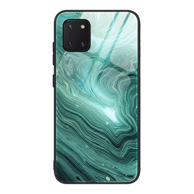 Samsung Galaxy S10 Lite Cover Marble Colors Tempered Glass