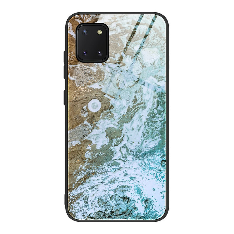 Samsung Galaxy S10 Lite Cover Marble Colors Tempered Glass
