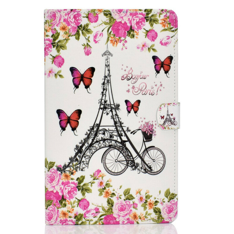 Cover Samsung Galaxy Tab A 10.1 (2019) Tour Eiffel Vélo