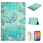 Cover Samsung Galaxy Tab A 10.1 (2019) Papillons Spot Lights