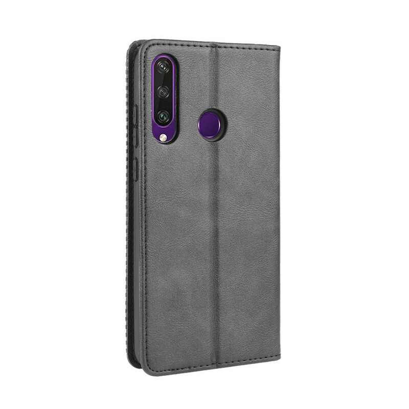 Flip Cover Huawei Y6p Leather Effect Vintage Stylish
