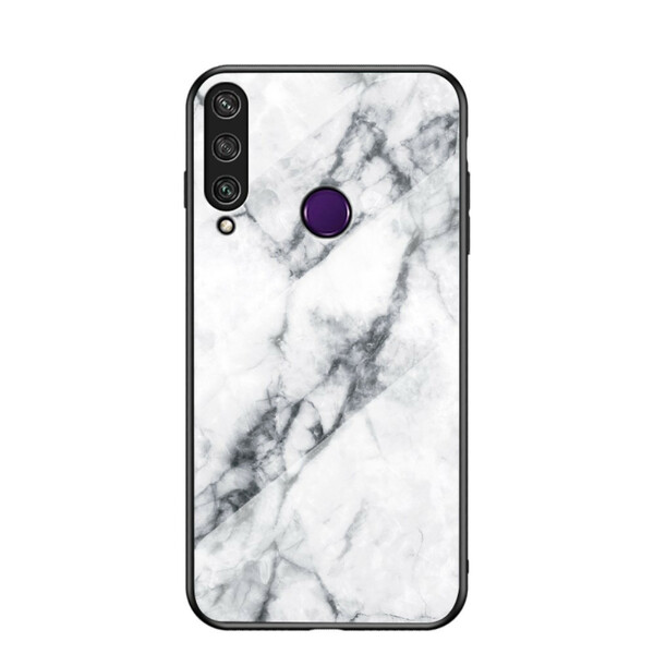Huawei Y6p Cover Marble Colors Tempered Glass